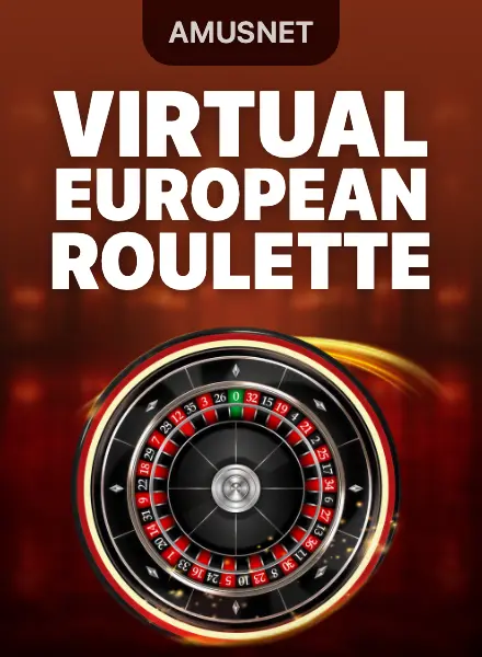 Virtual European Roulette in 1win Live Casino, Amusnet