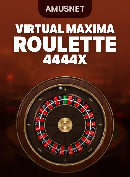 Virtual Maxima Roulette 4444x in 1win Live Casino, Amusnet