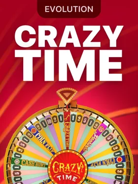 Crazy Time nel Live Casino 1win, Evolution