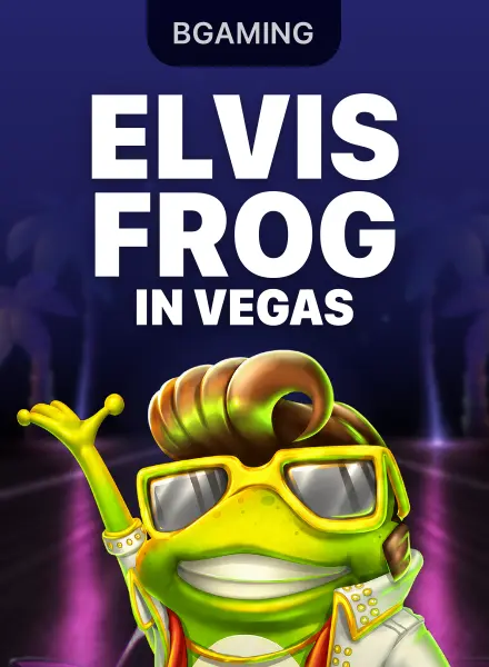 Elvis Frog in Vegas at 1win casino, BGaming