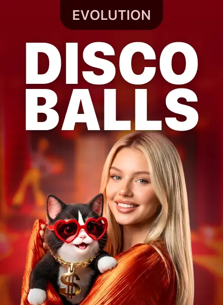 Disco Balls in 1win Live Casino, Evolution