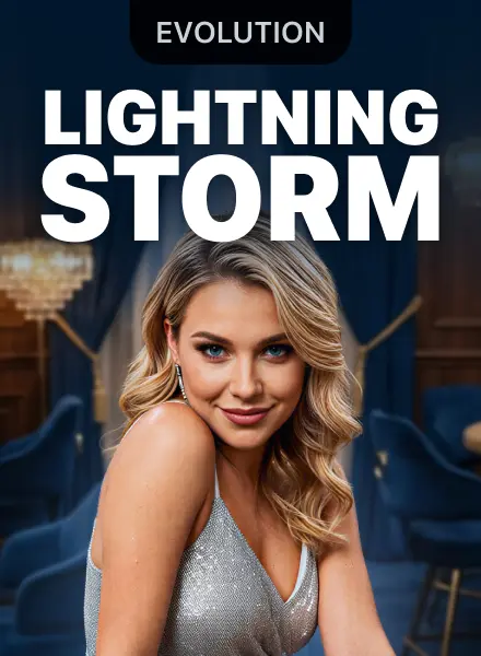 Lightning Storm in 1win Live Casino, Evolution